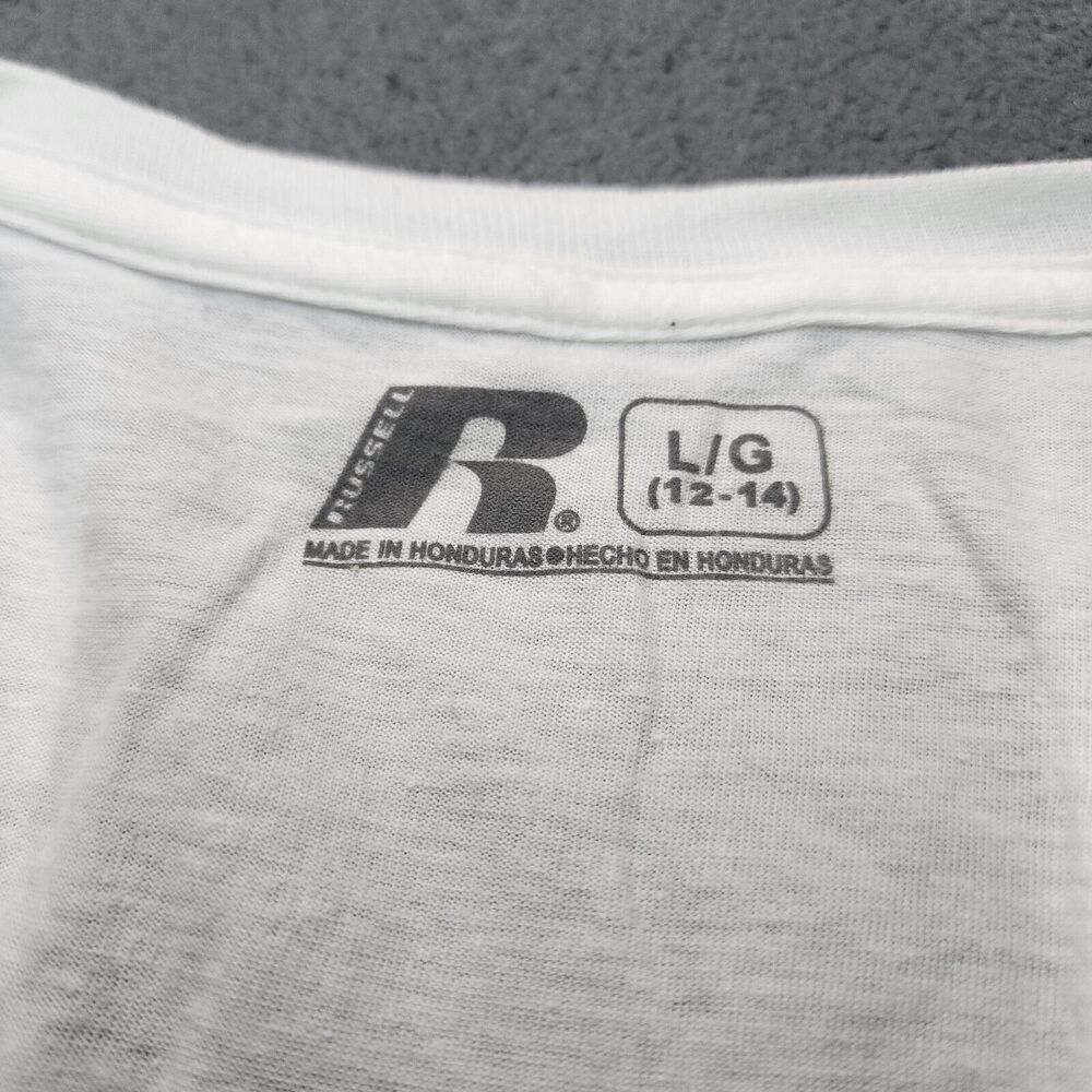 Russell Florida University "THE GATOR NATION" Women’s V-neck T-shirt Size L - Picture 6 of 11